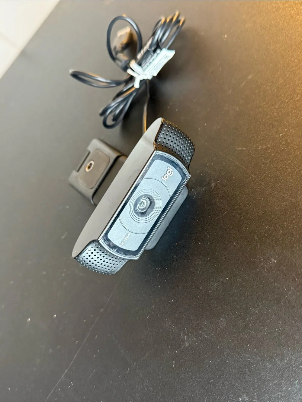 Logitech Black USB Webcam with Clip Mount